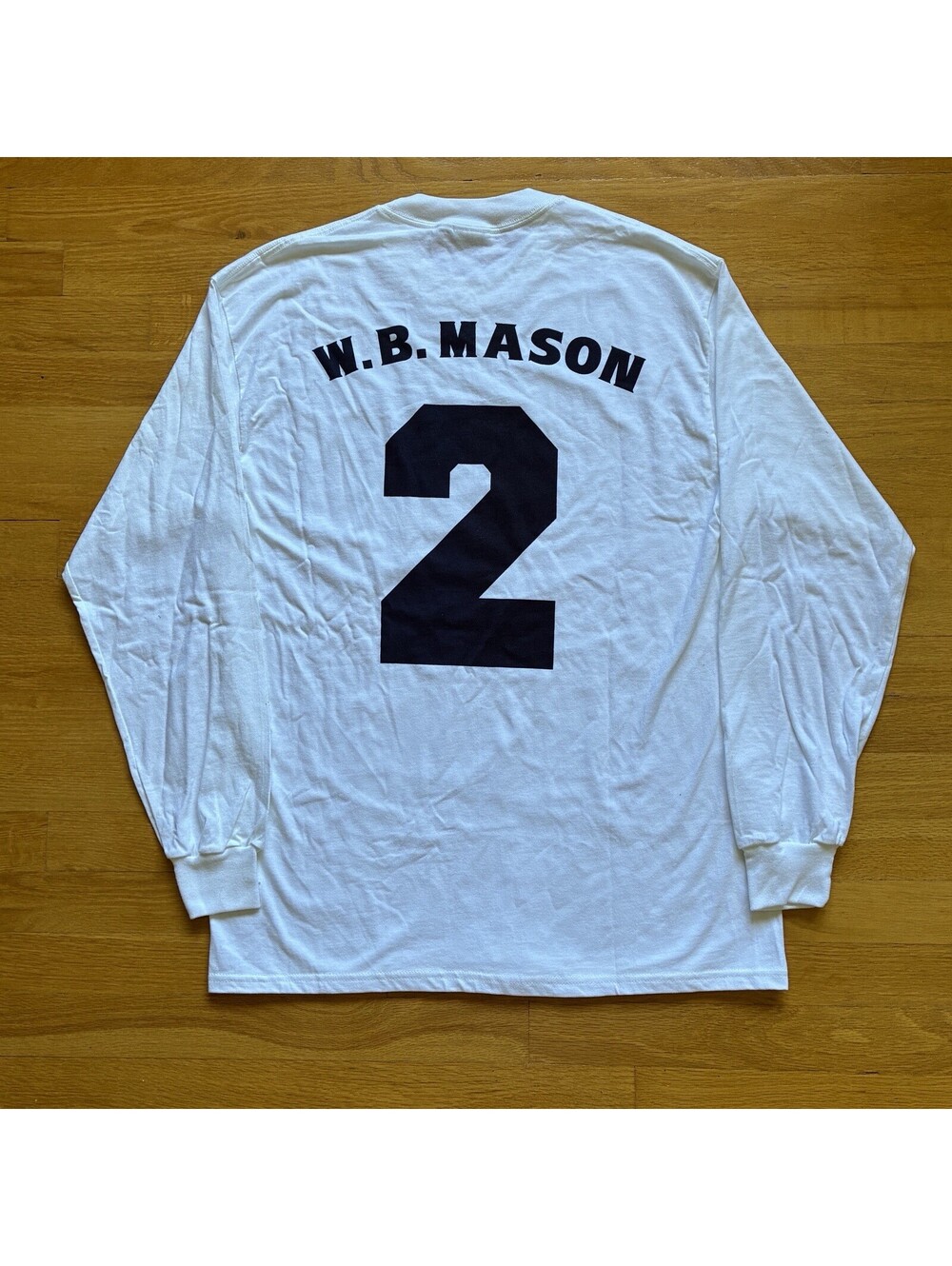Vtg 90s Y2K New York Yankees x W.B. Mason "Official Office Supplier" Long Sleeve